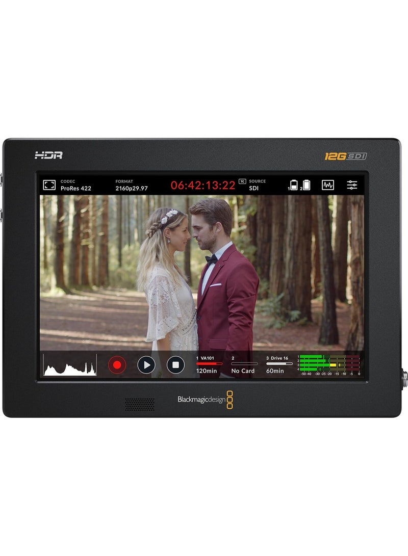 Blackmagic Design Video Assist 7 Inch 12G-SDI HDMI HDR Recording Monitor Professional Field Monitor for Camera Videography and Film Production - Image 1
